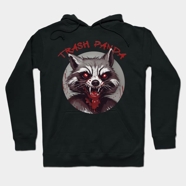 Trash Panda Hoodie by JennyPool